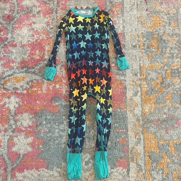 Little Sleepies Rainbow Star Kids Zippy - Picture 1 of 4